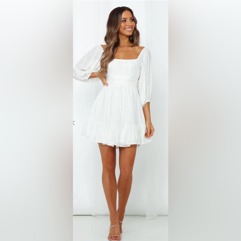 Hello Molly Espionage Tie Back Mini Dress